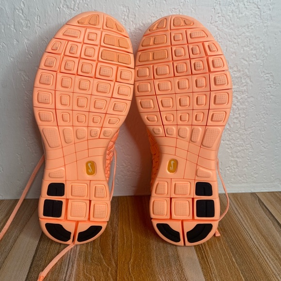 Nike Free Inneva Woven Tech Shoes Men’s Size 8 705797-888 Peach Sunset Glow - Picture 9 of 10